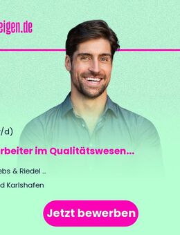 Mitarbeiter (m/w/d) im Qualitätswesen - Bad Karlshafen