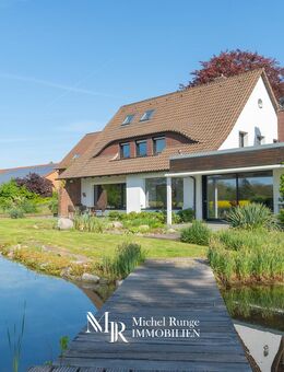 Wohnen im Grünen - stilvolles Anwesen mit parkähnlichem Garten, Teichanlage und drei Terrassen - Hemmingen (Niedersachsen)
