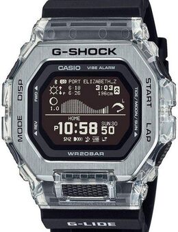 CASIO G-SHOCK Smartwatch, Armbanduhr, Herrenuhr, Stoppfunktion, Mondphasenanzeige, Weltzeitfunk.