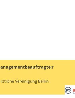 Qualitätsmanagementbeauftragte:r - Berlin