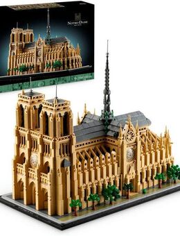 LEGO® Notre-Dame de Paris (21061), LEGO Architecture Konstruktionsspielsteine, (4383 St), Made in Europe