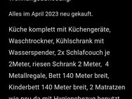 Wohnungsauflösung, Küche komplett inkl Geräte, Schlafcouch, Kleiderschrank, Kinderbett, Bett, Waschtrockner - Berlin