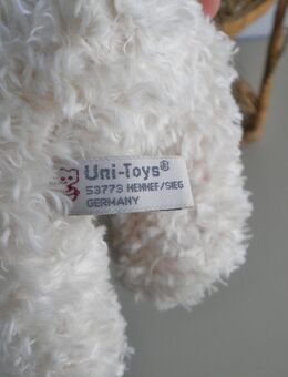 Uni Toys-Plüsch-Spruch-Hase-I Love you,Füllung,ca. 30 cm - Linnich