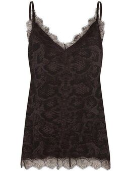 rosemunde Unterhemd Billie Strap Top wunderschöner Vintage-Spitzenbesatz an Ausschnitt und Saum