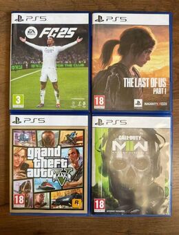 Playstation 5 mit 4 spielen - Buxtehude