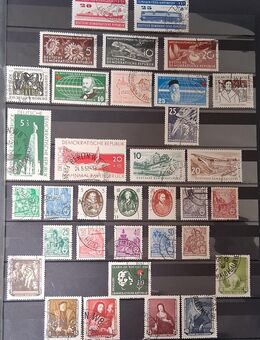 Briefmarken DDR Jahrgang 1957 komplett gestempelt - Görlitz