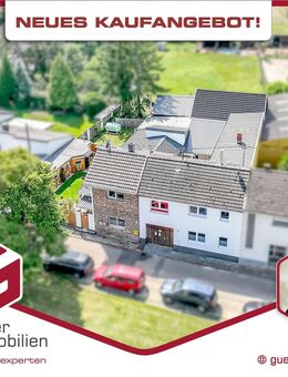 Gebäudeensemble aus 2 modernisierten Häusern mit 4 Wohnungen und Ausbaupotenzial Nähe Seepark Floren - Zülpich