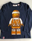 Jungen Kinder LEGO Ninjago Ninja Shirt Verkleidung Fashing Langärmelige Jerseyshirts mit Motivdruck Langarm 100% Baumwolle, Gr. 104 neu mit Etikett in 72459