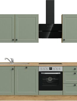 nobilia® Küchenzeile "Cascada II", vormontiert, Breite 240 cm, Ausrichtung wählbar, wahlw. mit E-Geräten