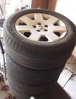 ALU Rädersatz Opel Omega B mit Dunlop und Nexen Bereifung -Sommer- - Rösrath