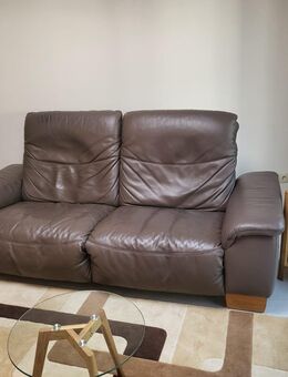 2,5 Sitzer Leder Sofa Ledercouch mit Relaxfunktion Global - Bremerhaven