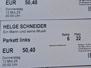 3 Konzertkarten für Helge Schneider in Mülheim an der Ruhr am 13.3.2025 in Mülheim an der Ruhr - Mülheim (Ruhr)