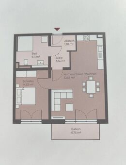 Schicke, barreirefreie/behindertengerechte 2-Zimmer-Wohnung lässt keine Wünsche offen! (nur 0.5% Provision!) - Saulheim