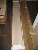 Neue Zarge ASTRA, CPL, Akazie, Rundkante, 1985 x 985 x 240 mm, DIN L, Neupreis: 100 €; VHB: 50 € in 91364