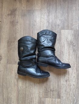 Gr.36, Sabrina Leder Winter Stiefel, neu! - Rudolstadt