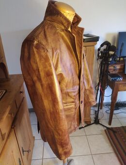 Nagelneu und ungetragen: Echt-Leder-Sakko Herren, taillierter Schnitt, Größe S - Ludwigshafen (Rhein)