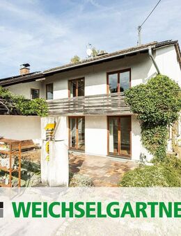 Wohnen & Arbeiten - Freistehendes Einfamilienhaus mit Atelier in ruhiger Ortslage - Kirchheim (München)