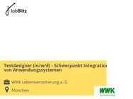 Testdesigner (m/w/d) - Schwerpunkt Integration von Anwendungssystemen - München
