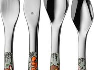 WMF Kinderbesteck Waldfreunde (4-tlg), 1 Personen, Cromargan® Edelstahl Rostfrei 18/10, ab 3 Jahren, hygienisch, säurefest