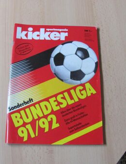 Sportmagazin Kicker 1991/92 - Lehrte Zentrum