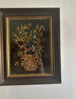 Unikat Klosterarbeit Handarbeit Blumen - Waakirchen