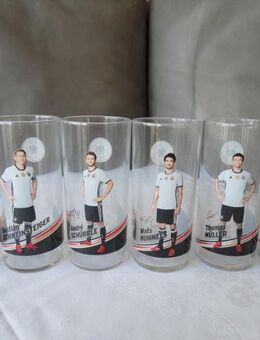 Offizielle DFB-Glas Kollektion 2015 mit Weltmeistern Fußball Sammelgläser Motiv-Set 1 / 6 Gläser - Köln