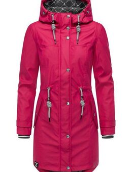 PEAK TIME Regenjacke L60042 stylisch taillierter Regenmantel für Damen