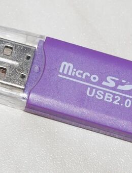 USB 2.0 HighSpeed Kartenleser Stick f. microSD - TF & SDHC Speicherkarten #1 - Andernach