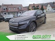 Skoda Enyaq, 85 Sportline Maxx WÀrmepumpe VZE Digi elektr Heckkl BlindSpot vo hi LichtAssist SpurAssist Connect Sunset 4xEFH Ladeboden beheiz Frontscheibe Armlehne, Jahr 2022 - Beilngries