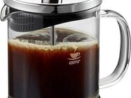 GEFU Kaffeebereiter, 0,6l Kaffeekanne, aus Borosilikatglas