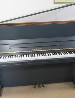 YOUNG CHANG E-118 Gebrauchtklavier grau matt - Nideggen