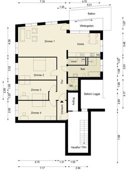 Exklusive Neubauwohnung in gefragter Fahrradstraße / Lift / Balkon / hohe Räume / - Berlin