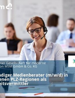 Selbstständiger Medienberater (m/w/d) in verschiedenen PLZ-Regionen als Gelegenheitsvermittler - Würzburg