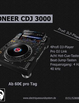 [VERMIETUNG] DJ Pioneer CDJ 3000 Profi Player - Magdeburg