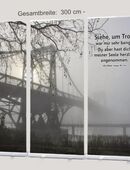 Roll-Up Display "KW-Brücke im Nebel" - Als Trauerfeier-Deko Trauerhalle, Bestatter, Bestattung in 26382