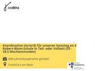 Koordination (m/w/d) für unseren Ganztag an der Robert-Blum-Schule in Teil- oder Vollzeit (35 - 38,5 Wochenstunden) - Frankfurt (Main)