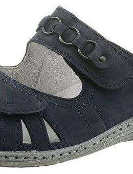 Waldläufer GARDA Pantolette, Keilabsatz, Sommerschuh, Schlappen mit Schmuckapplikation, Weite G