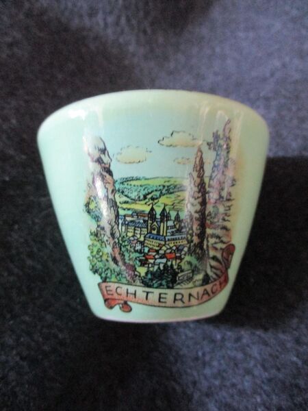 Villeroy & Boch Städte-Eierbecher Echternach mit Goldrand - Köln
