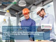 Leiterin / Leiter eines Baumanagementteams und Vertretung der Hauptstellenleitung (w/m/d) - Koblenz