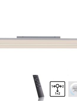 JUST LIGHT LED Deckenleuchte EDGING, CCT - über Fernbedienung, Dimmfunktion, Memory, nach Trennung vom Netz, LED fest integriert, warmweiß - kaltweiß, dimmbar über Fernbedienung
