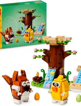 LEGO® Frühlingstierspielplatz (40709), LEGO Iconic Konstruktionsspielsteine, (172 St), Made in Europe