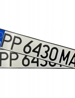 Autokennzeichen KFZ Kennzeichen für Sammler oder Showzwecke original geprägt Bulgarien Set 5673 - Wuppertal