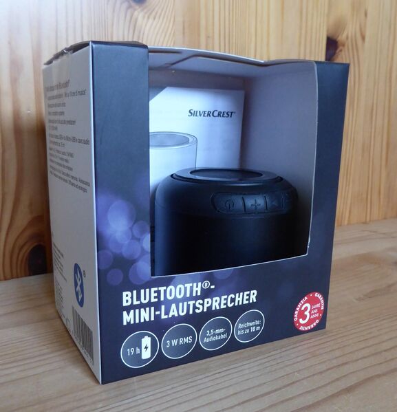 Schwarz... Mini-Lautsprecher Kleinanzeige Bluetooth | SilverCrest markt.de