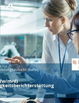 Expert*in (w/m/d) Nachhaltigkeitsberichterstattung - Frankfurt (Main)