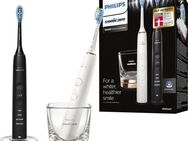 Philips Sonicare Elektrische Zahnbürste DiamondClean 9000 HX9914, Aufsteckbürsten: 2 St., DiamondClean Premium Schallzahnbürste, Doppelpack inkl. Ladeglas