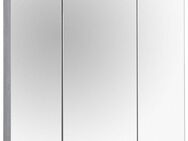 Schildmeyer Spiegelschrank Dorina, mit höhenverstellbaren Glasböden made in Germany Breite 70 cm, 3-türig, LED-Beleuchtung, Schalter-/Steckdosenbox