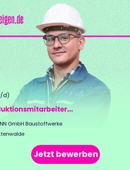 Produktionsmitarbeiter (m/w/d) - Mittenwalde (Landkreis Dahme-Spreewald)