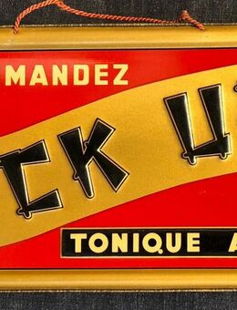 Antikes Reklame Blechschild Blech Plakat Aperitiv PicK Up 1936 - Köln