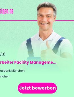 Mitarbeiter (m/w/d) Facility Management - München