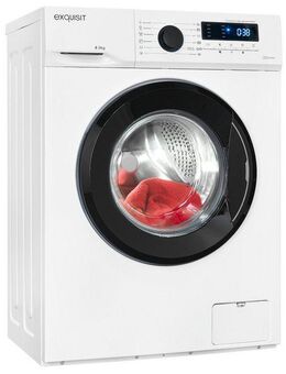 exquisit Waschmaschine WA8014-020A weiss, 8 kg, 1400 U/min